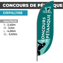 Drapeau CONCOURS DE PÉTANQUE