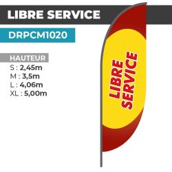 Drapeau LIBRE SERVICE