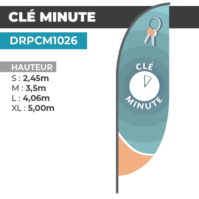 Drapeau CLÉ MINUTE