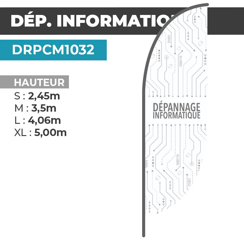 Drapeau DÉP. INFORMATIQUE