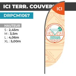 Drapeau ICI TERRASSE COUVERTE