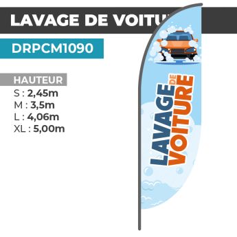 Drapeau LAVAGE DE VOITURE