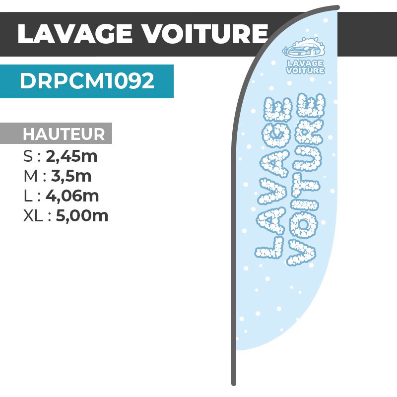 Drapeau LAVAGE VOITURE