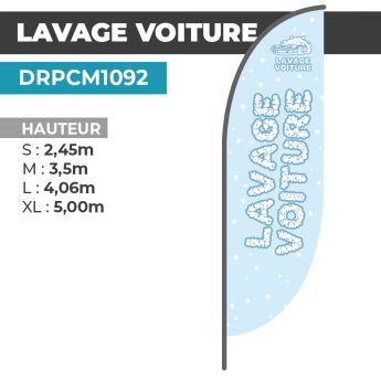 Drapeau LAVAGE VOITURE