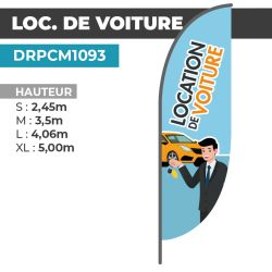 Drapeau LOC. DE VOITURE