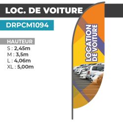 Drapeau LOC. DE VOITURE