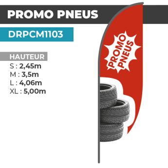 Drapeau PROMO PNEUS