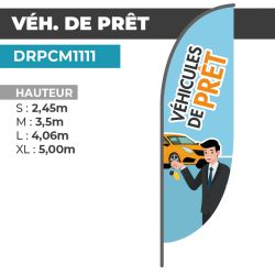 Drapeau VÉHICULES DE PRÊT