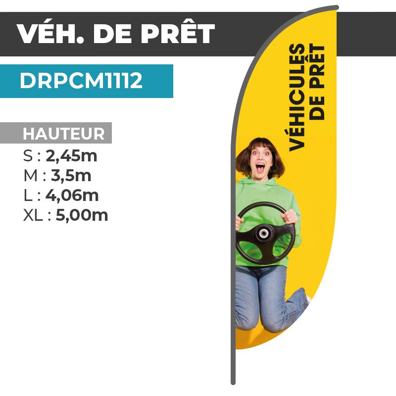 Drapeau VÉHICULES DE PRÊT