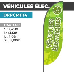 Drapeau VÉHICULES ÉLECTRIQUES
