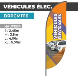 Drapeau VÉHICULES ÉLECTRIQUES