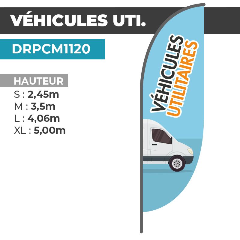 Drapeau VÉHICULES UTILITAIRES