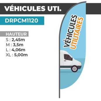 Drapeau VÉHICULES UTILITAIRES