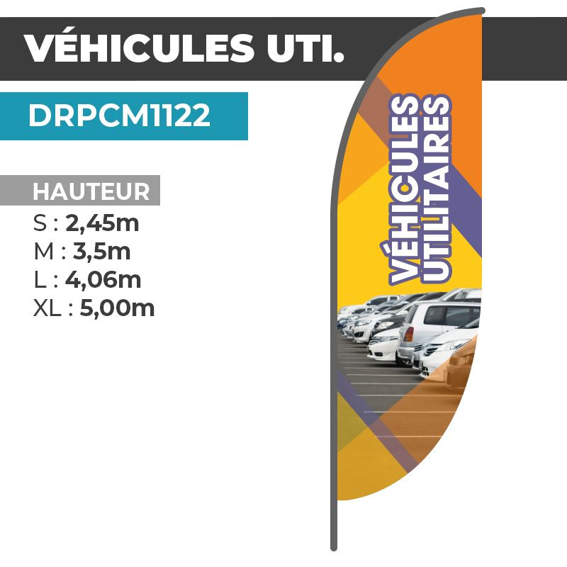 Drapeau VÉHICULES UTILITAIRES