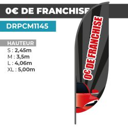 Drapeau 0€ DE FRANCHISE