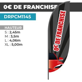 Drapeau 0€ DE FRANCHISE