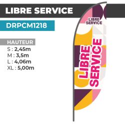 Drapeau LIBRE SERVICE