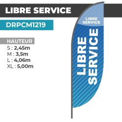 Drapeau LIBRE SERVICE