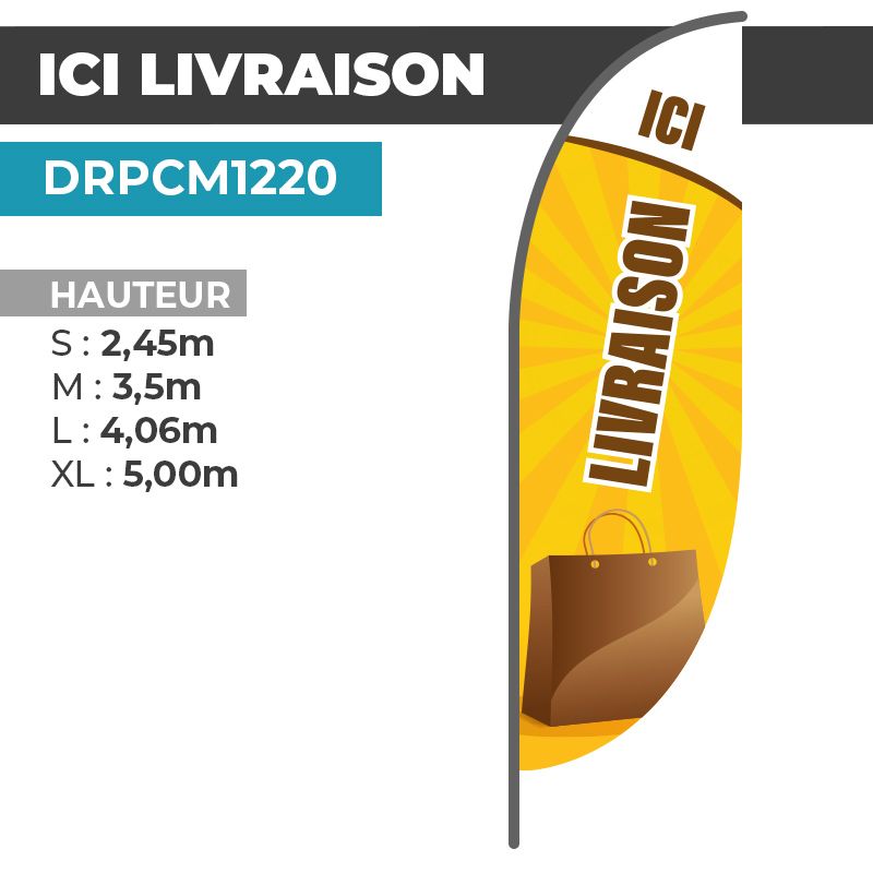 Drapeau ICI LIVRAISON
