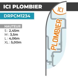 Drapeau ICI PLOMBIER