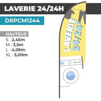 Drapeau LAVERIE 24/24
