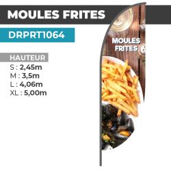 Drapeau MOULES FRITES