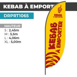 Drapeau KEBAB À EMPORTER