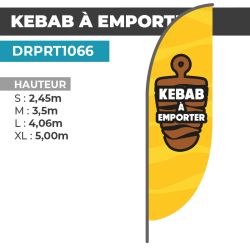 Drapeau KEBAB À EMPORTER