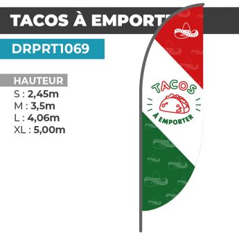 Drapeau TACOS À EMPORTER
