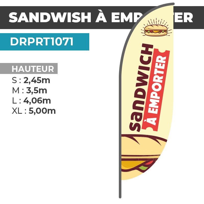 Drapeau SANDWICH À EMPORTER