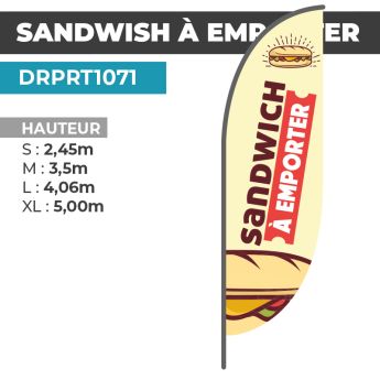Drapeau SANDWICH À EMPORTER