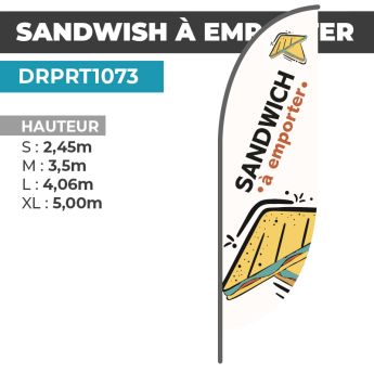Drapeau SANDWICH À EMPORTER
