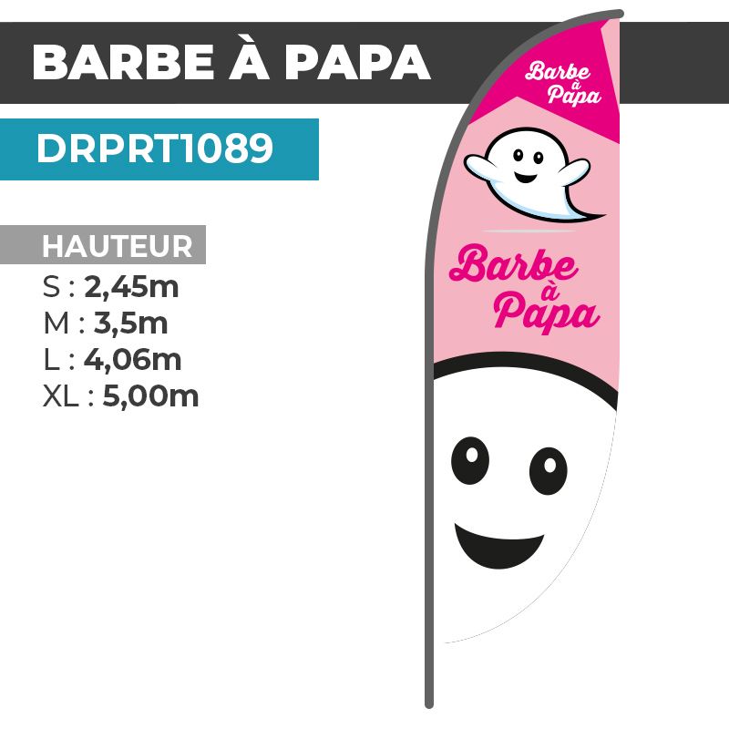 Drapeau BARBE À PAPA