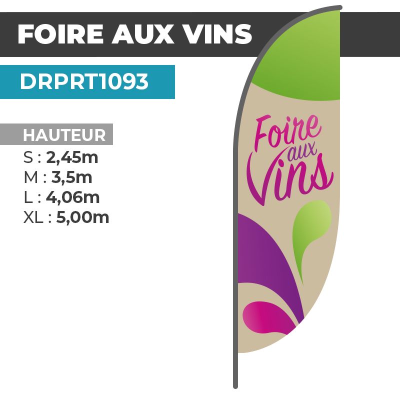 Drapeau FOIRE AUX VINS