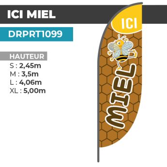 Drapeau ICI MIEL
