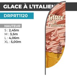 Drapeau GLACES À L'ITALIENNE