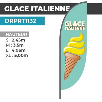 Drapeau GLACES À L'ITALIENNE