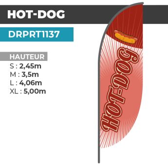 Drapeau HOT DOG