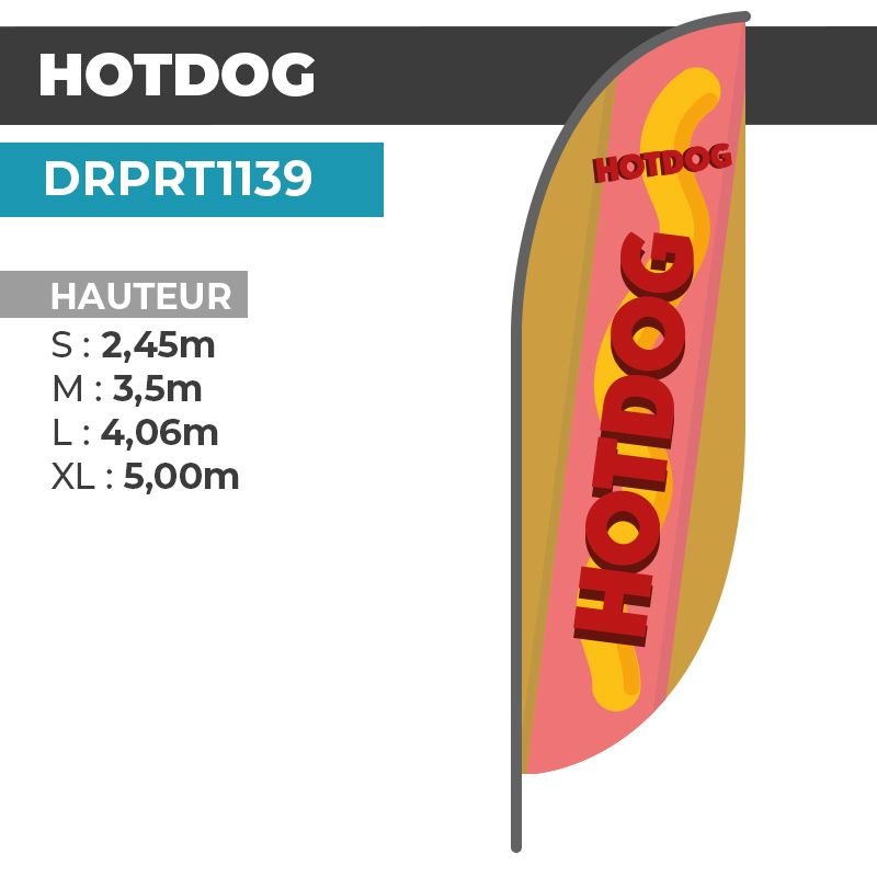 Drapeau HOT DOG