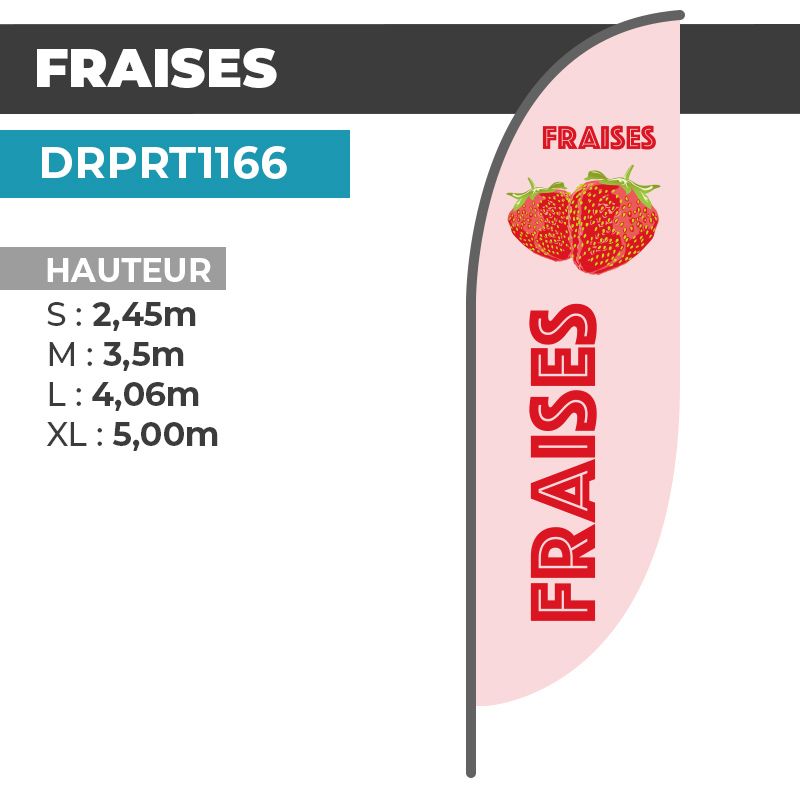 Drapeau FRAISES