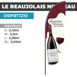 Drapeau LE BEAUJOLAIS NOUVEAU