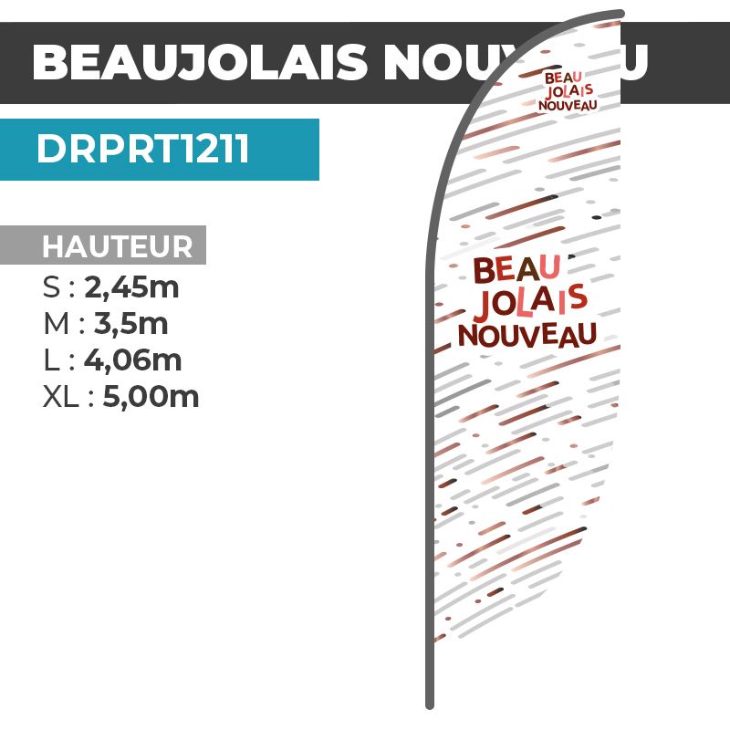 Drapeau BEAUJOLAIS NOUVEAU