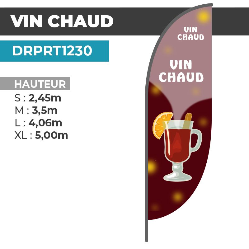 Drapeau VIN CHAUD