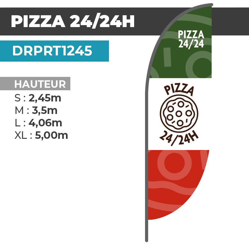 Drapeau PIZZA 24/24