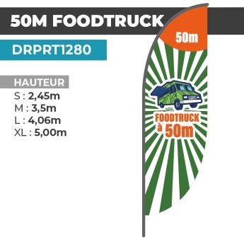 Drapeau 50M FOODTRUCK