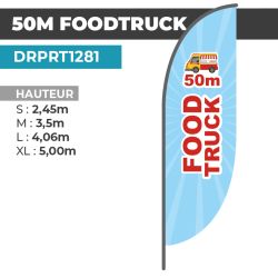 Drapeau 50M FOODTRUCK
