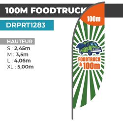 Drapeau 100M FOODTRUCK