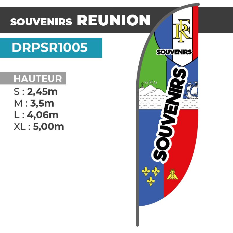 Oriflamme Souvenirs RÉUNION