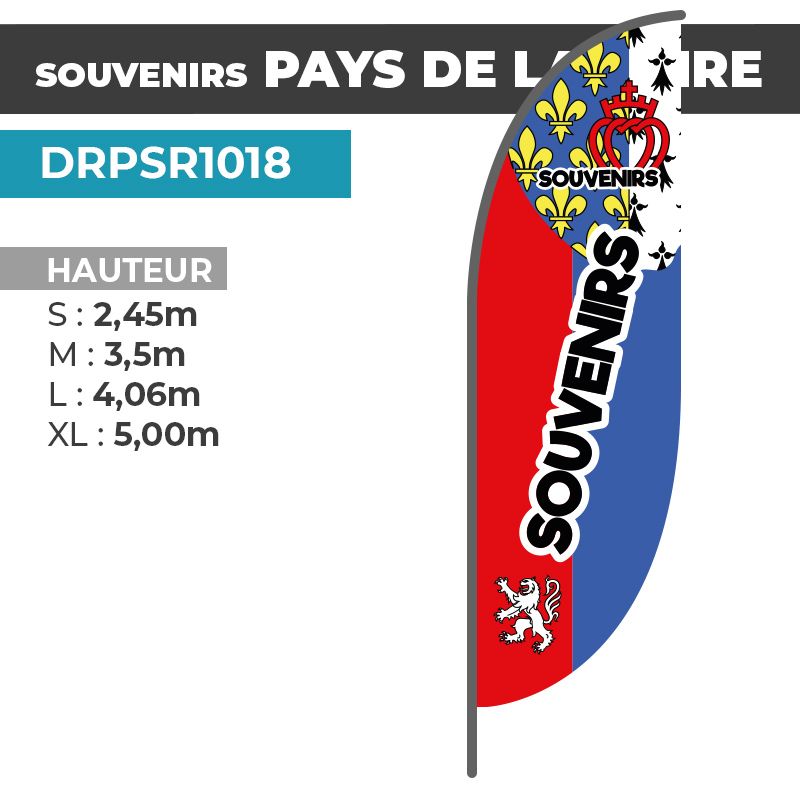 Oriflamme Souvenirs PAYS DE LA LOIRE