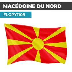 Drapeau MACÉDOINE DU NORD